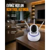 Full HD Akıllı IP Kamera – Gece Görüşlü, Hareket Sensörlü, Çift Yönlü Ses ve Online Kayıt Özellikli Yeni Nesil