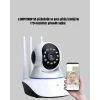 Full HD Akıllı IP Kamera – Gece Görüşlü, Hareket Sensörlü, Çift Yönlü Ses ve Online Kayıt Özellikli Yeni Nesil