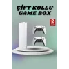 Game Box 3D Çift Oyun Kollu 4K HD Ekran 20000den Fazla Oyun Seçeneği 2.4G Kablosuz