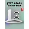 Game Box 3D Çift Oyun Kollu 4K HD Ekran 20000den Fazla Oyun Seçeneği 2.4G Kablosuz