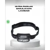 Gece Balıkçılığı İçin Ultra Parlak Şarjlı Kafa Lambası | 4 Işık Modu + USB Şarj