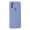 General Mobile Gm 21 Plus Kılıf Nano İçi Kadife Silikon - Lila