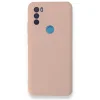 General Mobile Gm 21 Plus Kılıf Nano İçi Kadife Silikon - Pudra