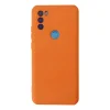 General Mobile Gm 21 Plus Kılıf Nano İçi Kadife Silikon - Turuncu
