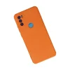 General Mobile Gm 21 Plus Kılıf Nano İçi Kadife Silikon - Turuncu