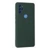 General Mobile Gm 21 Pro Kılıf Nano İçi Kadife Silikon - Koyu Yeşil