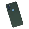 General Mobile Gm 21 Pro Kılıf Nano İçi Kadife Silikon - Koyu Yeşil