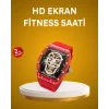 Geniş Ekranlı Akıllı Saat Şık ve Modern Tasarım