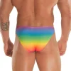 Gökkuşağı Desenli Erkek Slip