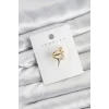 Gold Renk Pirinç Diken Model Kıkırdak Earcuff Küpe
