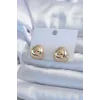 Gold Renk Pirinç Kadın Küpe