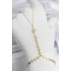 Gold Renk Pirinç Kutup Yıldızı Zirkon Taşlı Şahmeran