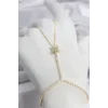 Gold Renk Pirinç Zirkon Taşlı Deniz Yıldızı Model Şahmeran