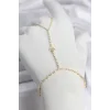 Gold Renk Pirinç Zirkon Taşlı Yıldız Model Şahmeran