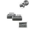 GRİ 2 BOY D.DÖRTGEN BAMBU KENAR ORGANİZER SEPET AHŞAP ALTLIK - BEZLİ 25X14-28X18CM (5047)