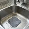 Gri Kare Evye Gider Koku Önleyici Silikon Mat – Lavabo Süzgeç ve Haşere Engelleyici