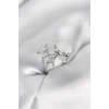 Gümüş Renk Kutup Yıldızı Model Kadın Yüzük