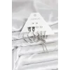 Gümüş Renk Pirinç 6lı Kadın Küpe Seti