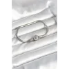 Gümüş Renk Pirinç Charm Bileklik
