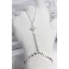 Gümüş Renk Pirinç Kutup Yıldızı Zirkon Taşlı Şahmeran