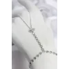 Gümüş Renk Pirinç Zirkon Taşlı Göz Model Şahmeran