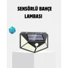 Güneş Enerjili 100 LED Dış Mekan Lamba – Hareket Sensörlü, 2200mAh Bataryalı Solar Aydınlatma