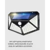 Güneş Enerjili 100 LED Dış Mekan Lamba – Hareket Sensörlü, 2200mAh Bataryalı Solar Aydınlatma