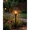 Güneş Enerjili Alev Görünümlü Bahçe Lambası Sensörlü LED Dış Mekan Dekoratif Aydınlatma