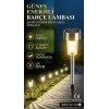 Güneş Enerjili Bahçe Lambası Plastik Saplama 10lu Set