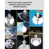 Güneş Enerjili Katlanabilir 5 Kanatlı Solar Bahçe Lambası