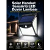 Güneş Enerjili Sensörlü Duvar Lambası Bahçe Lamba Suya Dayanıklı Bahçe Aydınlatma