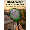 Hafif ve Ergonomik Elektronik Böcek Öldürücü – Güvenlik Koruması ile Pil Kontrollü