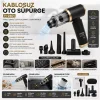 HANDHELD VACUUM CLEANER 2İN1=ÇEKME - ÜFLEME OTO - ARAÇ - EV EL TİPİ SÜPÜRGE ŞARJLI MİNİ - TAŞINABİLİR KH-128 (5047)
