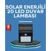 Hareket Algılamalı Solar LED Güvenlik Lambası