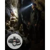 Hareket Sensörlü Şarj Edilebilir Kafa Lambası LCD Göstergeli