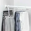 Hareketli Dolap İçi Pantolon Kravat Şal Askı Sistemi Düzenleyici Katmanlı Askılık Organizer