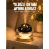 Hava Nemlendirici Led Işıklı Gece Lambası Yıldız Görünümlü Renk Değiştiren