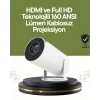 HDMI ve USB Girişli Uzun Ömürlü Ampullü Projeksiyon
