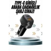 Hızlı Oto Şarj Cihazı 38W Çift Girişli HIzlı Şarj Oto Çakmaklık Type-C