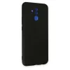 Huawei Mate 20 Lite Kılıf Nano İçi Kadife Silikon - Siyah