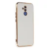 Huawei Mate 20 Lite Kılıf Volet Silikon - Beyaz