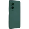 Huawei Nova 9 Se Kılıf Nano İçi Kadife Silikon - Koyu Yeşil