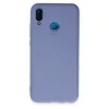 Huawei P20 Lite Kılıf Nano İçi Kadife Silikon - Lila