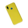 Huawei P20 Lite Kılıf Nano İçi Kadife Silikon - Sarı