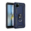 Huawei Y5p Kılıf Sofya Yüzüklü Silikon Kapak - Lacivert