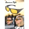 Güvenli Gece Sürüş Görüş Gözlüğü Sis Far Işık Önleyici Anti-fog Gözlük  720834