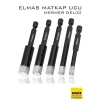 Mermer Delme Elmas Matkap Ucu - 5li Porselen Karo Seramik Taş, Cam, Granit İçin Elmas Matkap Uçları
