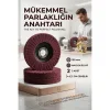 Kırmızı Skoç Elyaf Mop Parlatma Diski - 100 Mm Metal Ve Paslanmaz  723117