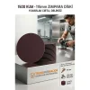 12 Adet 1500 Kum Yuvarlak Cırtlı Zımpara Diski 115 Mm Deliksiz Zımpara Kağıdı 723226