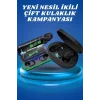 İkili Bluetooth Kulaklık Dijital Göstergeli Uzun Pil Ömrü Yüksek Ses Kaliteli Yeni Nesil
